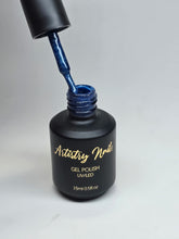 Load image into Gallery viewer, Artistry Gel Polish Glitter Shade Blue #082
