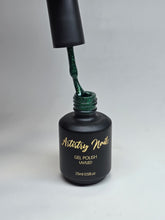 Load image into Gallery viewer, Artistry Gel Polish Glitter Forest Green #083
