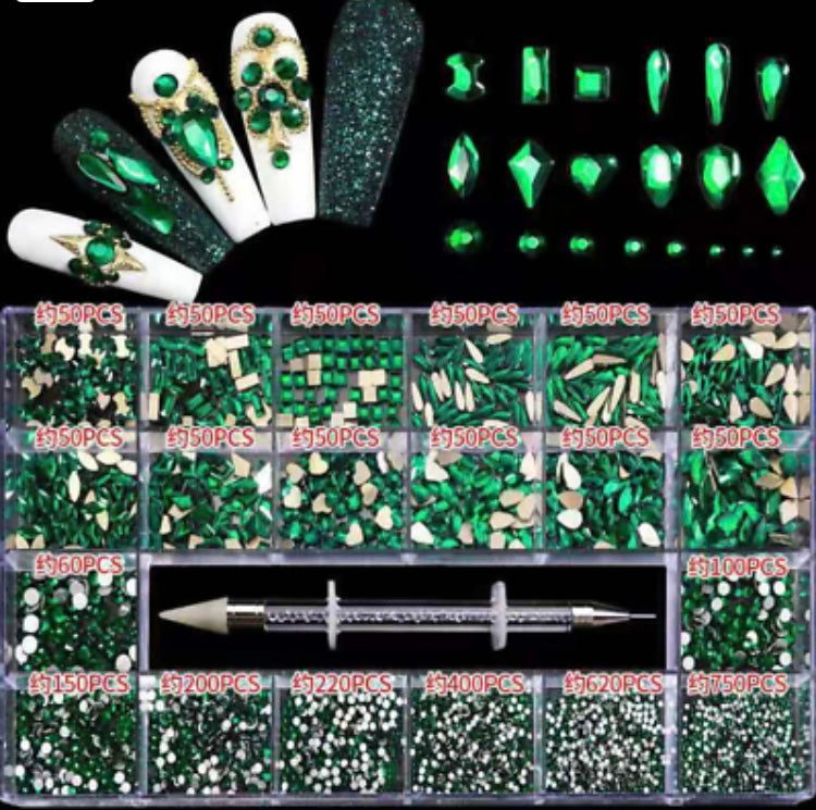 Emerald Green Bling Box